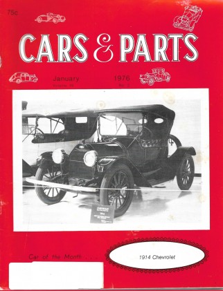 CARS & PARTS 1976 JAN - '14 CHEVROLET, BARNEY OLDFIELD PT 2, AUX SEATS, MG